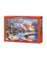 Puzzle 500 Winter Cottage