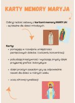 Maryja - karty memory dla dzieci młodszych (PDF)