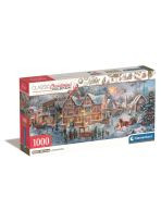 Puzzle 1000 Panorama Compact Christmas Collection Świąteczne Miasteczko